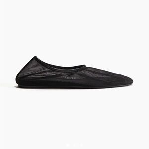 H&M Ballet Mesh Flats Black nwt Sz 7 sold out